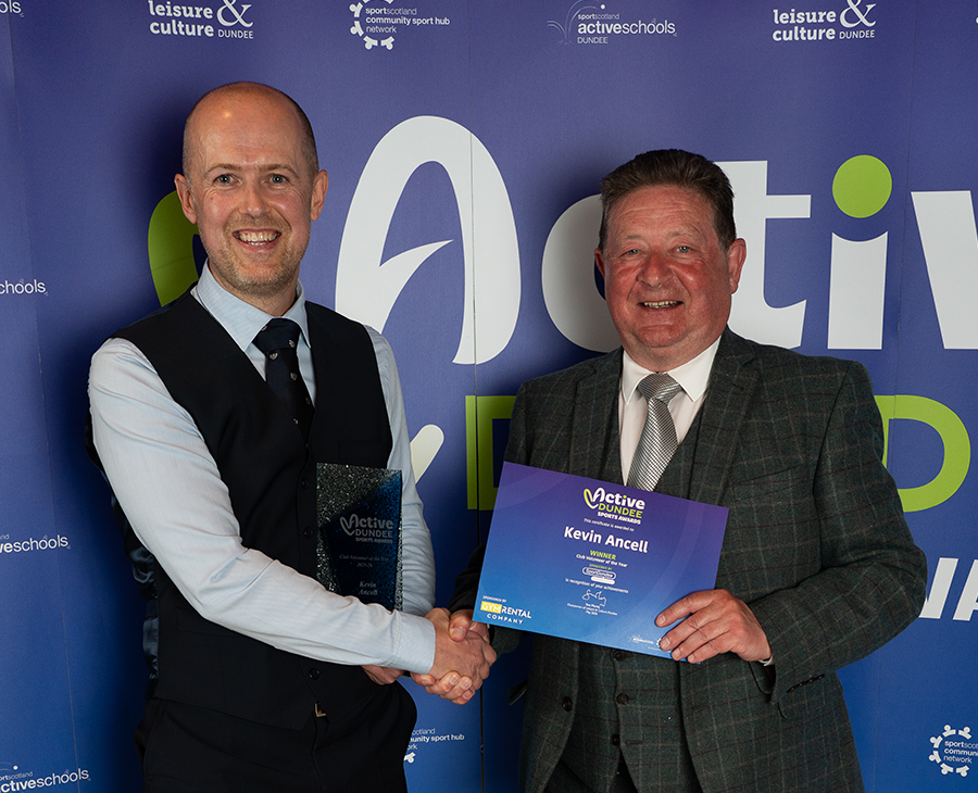 Club Volunteer of the Year Kevin Ancell 