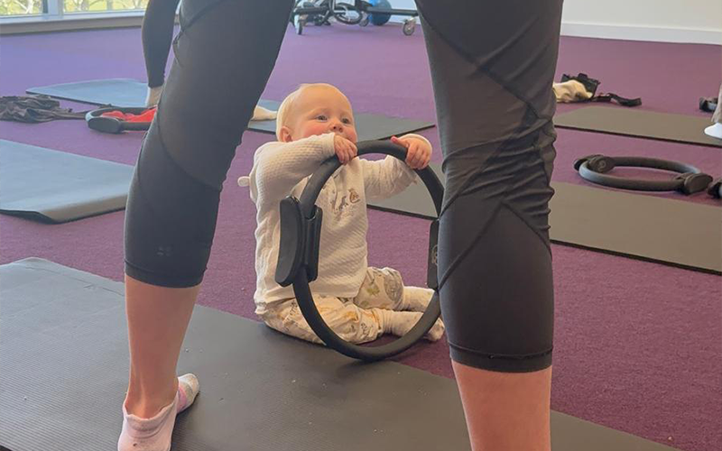 Pilates and Play session supports mums’ wellbeing and connection