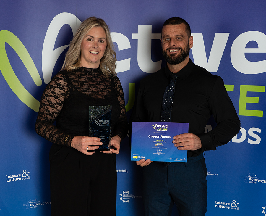 Student Volunteer of the Year Gregor Angus